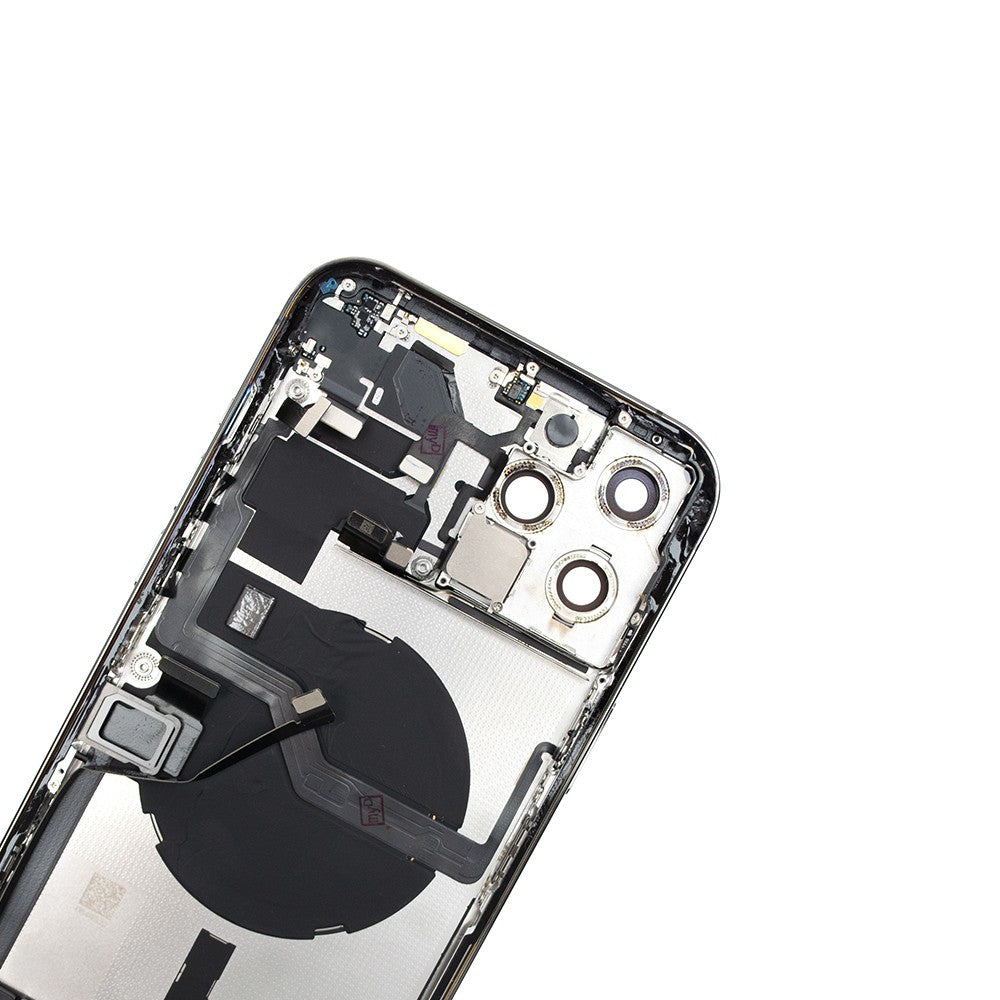 Rear Housing with Full Set Parts for iPhone 12 Pro Max-Graphite (Purple) Rear Housing with Full Set Parts for iPhone 12 Pro Max-Graphite (Purple)